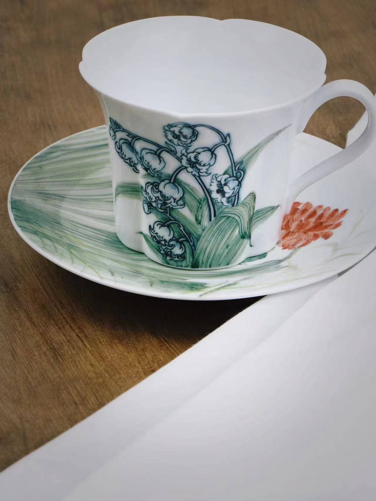 寻找擅长花卉图案的画师，高温釉下彩